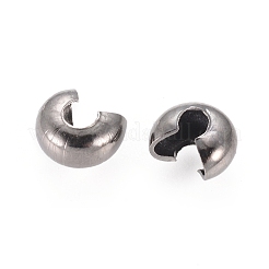 Iron Crimp Beads Covers&nbsp;LS-IFIN-H028-NFB-NF