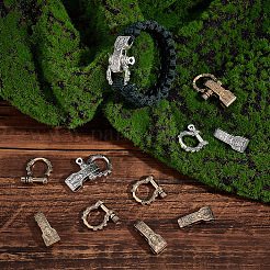 8 Sets 2 Colors Adjustable Alloy Screw Pin Shackle&nbsp;FIND-UN0003-72
