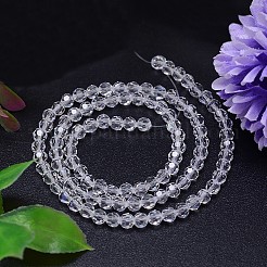 Imitation Austrian Crystal Bead Strands&nbsp;G-M181-8mm-01A