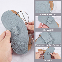 1Pc Cowhide Eyeglass Cases&nbsp;ABAG-CN0001-58C