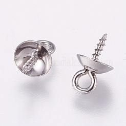 Tarnish Resistant 201 Stainless Steel Peg Bails Pendants&nbsp;STAS-E144-084C