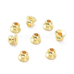 Apetalous Brass Bead Caps&nbsp;KK-K086-20G