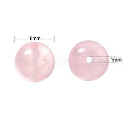 100Pcs 8mm Natural Madagascar Rose Quartz Round Beads&nbsp;DIY-LS0002-50