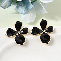 Valentine's Day 304 Stainless Steel Enamel Stud Earrings&nbsp;EJEW-P342-01G