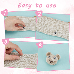 Plastic Craft Doll Eyes&nbsp;DIY-GA0008-06