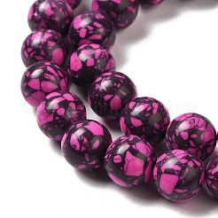 Synthetic Gemstone Dyed Beads Strands&nbsp;G-P507-03B-11