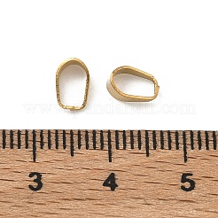 304ステンレススチールスナップオンベイル  イオンプレーティング（ip）  ラックめっき  18KGP本金メッキ  7x3x4.5mm  穴：6x3.5mm&nbsp;STAS-P448-07B-G