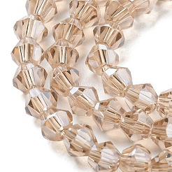 Transparent Electroplate Glass Beads Strands&nbsp;EGLA-A039-T2mm-A12