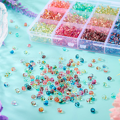 180G 12 Colors 6/0 Gradient Color Glass Seed Beads&nbsp;SEED-TA0001-63