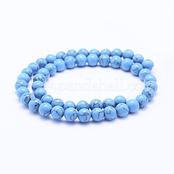 Synthetic Turquoise Beads Strands&nbsp;G-F531-4mm-J03