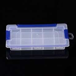 15コンパートメントは、プラスチックビーズ貯蔵容器を矩形  ホワイト  23x12x3.5cm  穴：21x15mm&nbsp;CON-A001-07