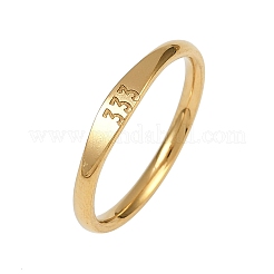 304 Stainless Steel Plain Band Rings&nbsp;RJEW-P151-01G-01