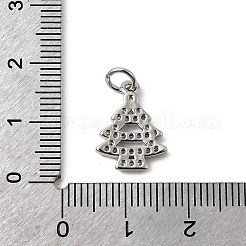 Brass Micro Pave Cubic Zirconia Pendants&nbsp;KK-L262-09P