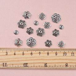 Tibetan Style Alloy Bead Caps&nbsp;PALLOY-JP0005-08AS