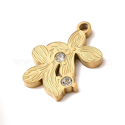 304 Stainless Steel Pendants&nbsp;STAS-K297-02F-G