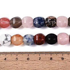 Natural & Synthetic Mixed Stone Beads Strands&nbsp;G-Q608-08A-09