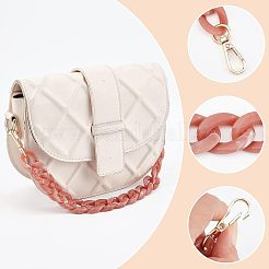 4Pcs 4 Colors Plastic Curb Chain Bag Handles&nbsp;FIND-FH0004-98