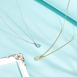 2Pcs 2 Styles 925 Sterling Silver Oval Pendant Setting with Prongs Mounting&nbsp;STER-PH0004-49