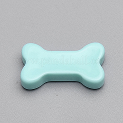 樹脂カボション  犬の犬の骨  ミックスカラー  11x18x4mm&nbsp;X-CRES-Q196-08