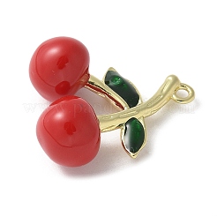 Brass Enamel Pendants&nbsp;KK-P290-12G-03