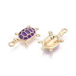 Alloy Enamel Pendants&nbsp;PALLOY-T092-26G-05