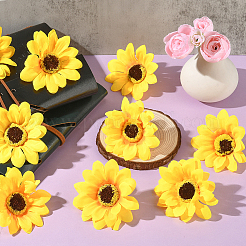 30Pcs Cloth Artificial Sunflower&nbsp;DIY-SP0005-97