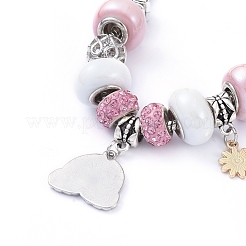 Brass European Bracelets&nbsp;BJEW-JB05143-03