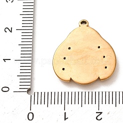 304 Stainless Steel Rhinestone Pendants&nbsp;RB-CBA862B-01G