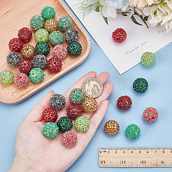 36Pcs 9 Styles Acrylic Beads&nbsp;SACR-AR0001-24