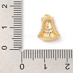 Brass Micro Pave Cubic Zirconia Charms&nbsp;KK-P278-09G