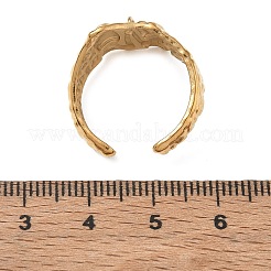 Textured 304 Stainless Steel Finger Rings Components&nbsp;SA-CBA45D5-22G