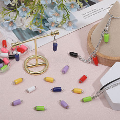 32Pcs 8 Colors Opaque Resin Pendants&nbsp;RESI-GL0001-11