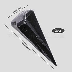 スチール製薪割り機  薪割り道具  コーン  ブラック  6.7x7.8x17cm&nbsp;TOOL-WH0165-54