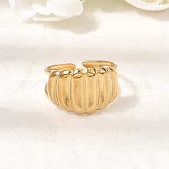 304 Stainless Steel Cuff Open Rings&nbsp;STAS-H259-05G
