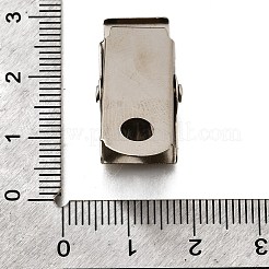 鉄クランプ  多目的クリップ  プラチナ  30.5x13.5x12mm  穴：5mm&nbsp;FIND-Q003-10P
