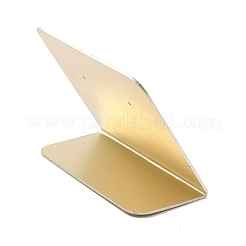 アルミ合金イヤリングディスプレイスタンド  L字型  7x3.1x5cm  穴：1.4mm&nbsp;LS-EDIS-E009-02G-01