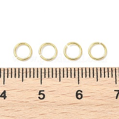 SHEGRACE 30G Brass Open Jump Rings&nbsp;XGRPCN578-239G