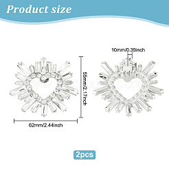 Alloy Crystal Rhinestone Shoe Decoration&nbsp;DIY-FG0003-74