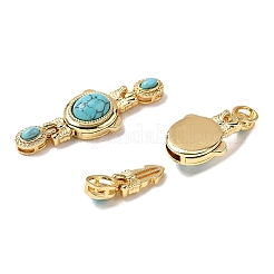 Brass Box Clasps&nbsp;KK-G505-40G