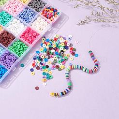 4224Pcs 24 Colors Handmade Polymer Clay Beads&nbsp;CLAY-YW0001-16