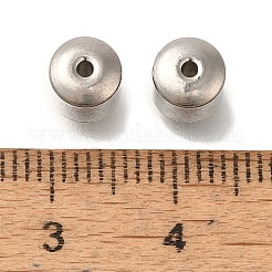 201ステンレススチールビーダ  コラム  ステンレス鋼色  6x6mm  穴：1.3mm&nbsp;STAS-D191-01P-02