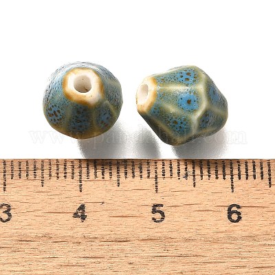 Vintage Style Glazed Ceramic Porcelain Beads&nbsp;PORC-H013-01-07-1
