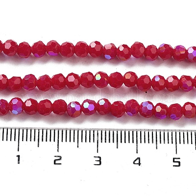 Opaque Glass Beads Strands&nbsp;EGLA-A035-P4mm-L16-1