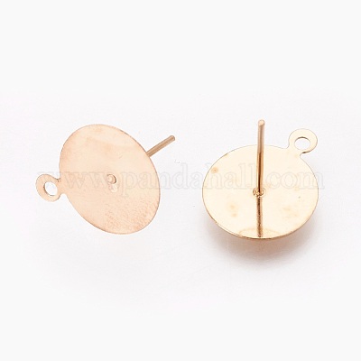 Iron Stud Earring Findings&nbsp;IFIN-F150-01G-1