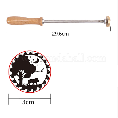 Stamping Embossing Soldering Brass with Stamp&nbsp;AJEW-WH0113-15-187-1