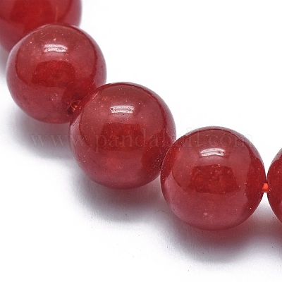 Natural Jade Bead Stretch Bracelets&nbsp;BJEW-K212-B-036-1