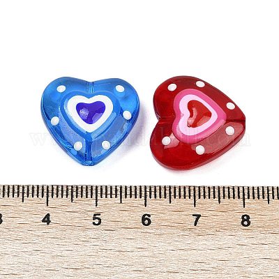 Handmade Lampwork Beads Strands&nbsp;LAMP-R004-06B-01-1