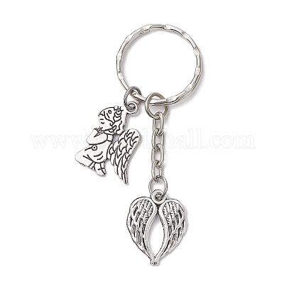 2Pcs Halloween Theme Alloy Keychains&nbsp;KEYC-JKC01051-1