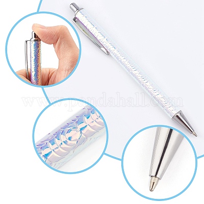 Plastic Creative Teardrop Pattern Ball Pens&nbsp;AJEW-GF0004-63C-1