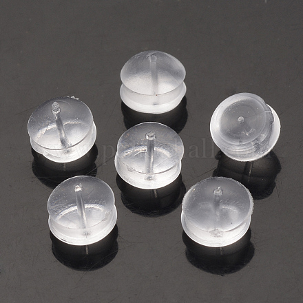 Rubber Ear Nuts&nbsp;KK-T021-19-1